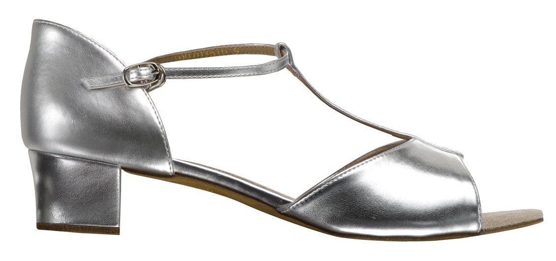 Supadance Girls Latinschuh 1007 Silver Coag